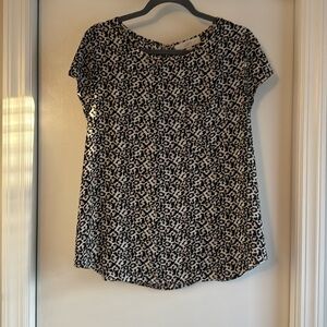 Loft leopard print blouse